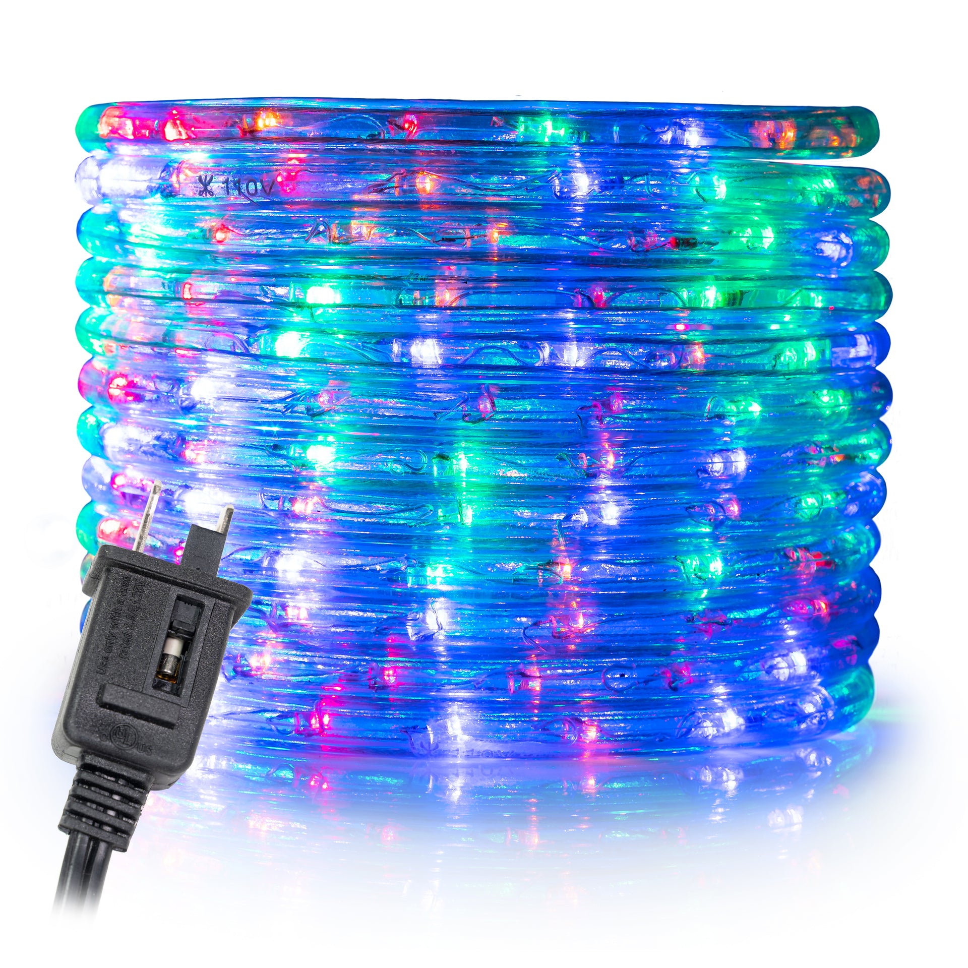 RGB 3/8" Thick LED Rope Lights | IP65 Indoor/Outdoor Lighting | ETL Certified - West Ivory LED Lighting 