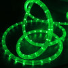 Green 3/8" Thick LED Rope Lights | IP65 Indoor/Outdoor Lighting | ETL Certified - West Ivory LED Lighting 